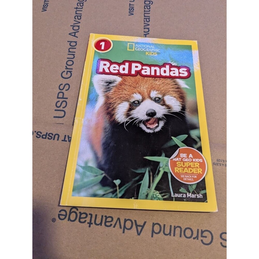 National Geographic Kids Book Red Pandas Level 1 Laura Marsh